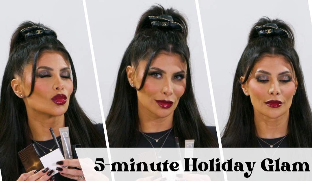 This Holiday Makeup Only Takes 5 Minutes! [Watch Tutorial]